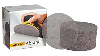 Mirka 9A-241-120 6-Inch 120 Grit Mesh Abrasive Dust Free Sanding Discs, Box of 50 Discs