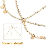 Gold Head Chain for Women,Egyptian Headpiece, Gypsy Hair Accessories, Festival Costume Headband, Prom & Halloween Makeup Jewelry - Image 3