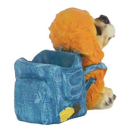 Image of TIED RIBBONS Cute Dog Decorative Pen Stand for Gift office Desk Kids Study Table (11.5 cm X 9 cm X 11 cm, Multicolor)