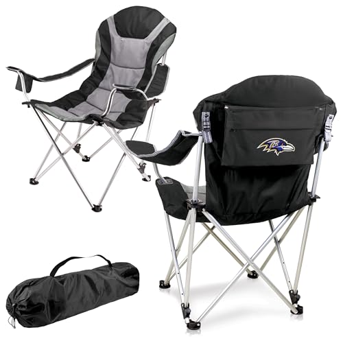 Image of Picnic TIME NFL Unisex-Adult NFL Reclining Camp Chair, Beach Chair for Adults, Sports Chair with Carry Bag