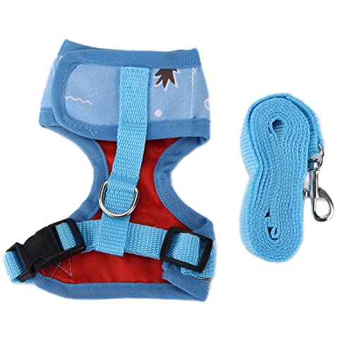 Image of Adjustable Chicken Harness with Leash for Small Pets, Soft Breathable Mesh Vest for Hens Ducks Geese Walking, Training Strap for Outdoor Farm Use