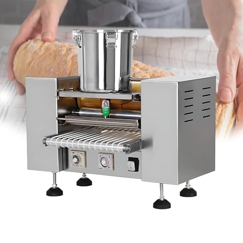 Máquina para hacer crepes comercial, máquina automática de envoltura fina para panqueques con grosor ajustable para una alta eficiencia en panaderías y negocios de alimentos