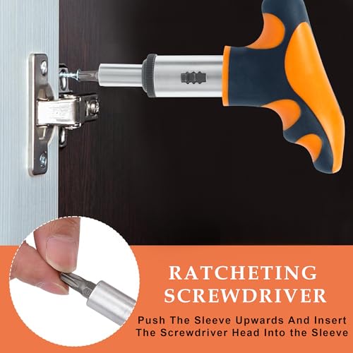 GLUN ® 19-Piece Manual Torque Wrench Set, Accurizing Tool With Inch/Feet Measurement For Firearms, Adjustable head