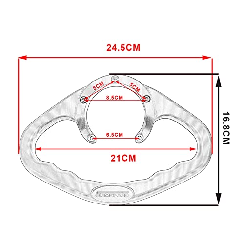 Powersports Tank Grab Bar For Yama-&Ha Yzf R1 R6 2004 2009 2008 2015 2000 2001 2002 Motorcycle Passenger Handgrips Hand Grip Tank Grab Bar Handles Armrest Powersports Passenger Fuel Tank Grab Bar ( Co #TOP1