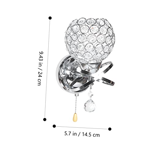 Lámpara de pared de cristal sofisticada con acabado premium para pasillos 3