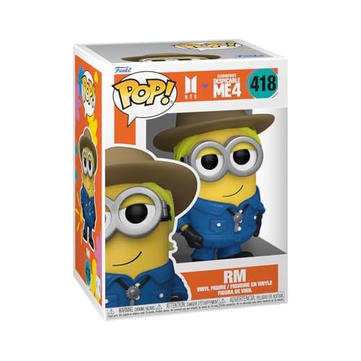 Funko Minions Figura Vinilo Despicable Me 4 - BTS - RM 418 Unisex Pop! Multicolor PVC