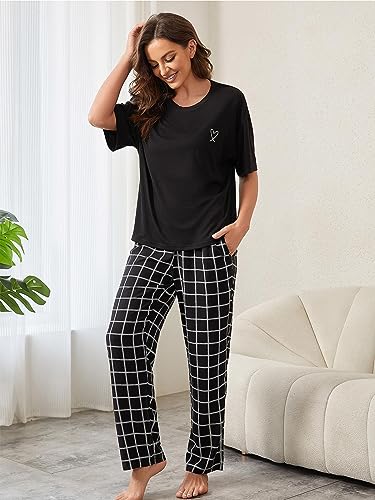 Ensemble pyjama casual homewear fluide et léger pour femme active - 4