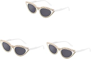 3 Peças Sobre Os Óculos De Sol Óculos De Sol Da Moda Óculos De Sol Da Moda Feminina Óculos De Sol Cat Eye Óculos De Sol Proteção UV Óculos De Sol Pequenos Óculos De Personalidade