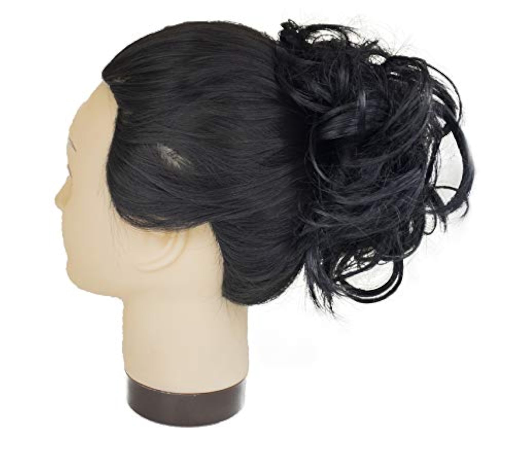 Women's Curly Messy Bun Hair Scrunchie Extensions, 2 Pcs