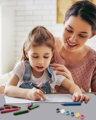 2 Stück Silikonmatte 50x40 cm, Silikonmatte für Epoxidharz, Bastelunterlage, Silikon Bastelmatte, Malunterlage für Kinder, Mehrzweck Antihafte Rutschfeste Silikon Unterlage, Platzset,Grau+ Schwarz