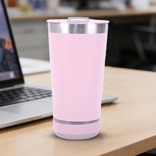 Vaso altavoz inalámbrico térmico de 473 ml para café y bebidas frías 4
