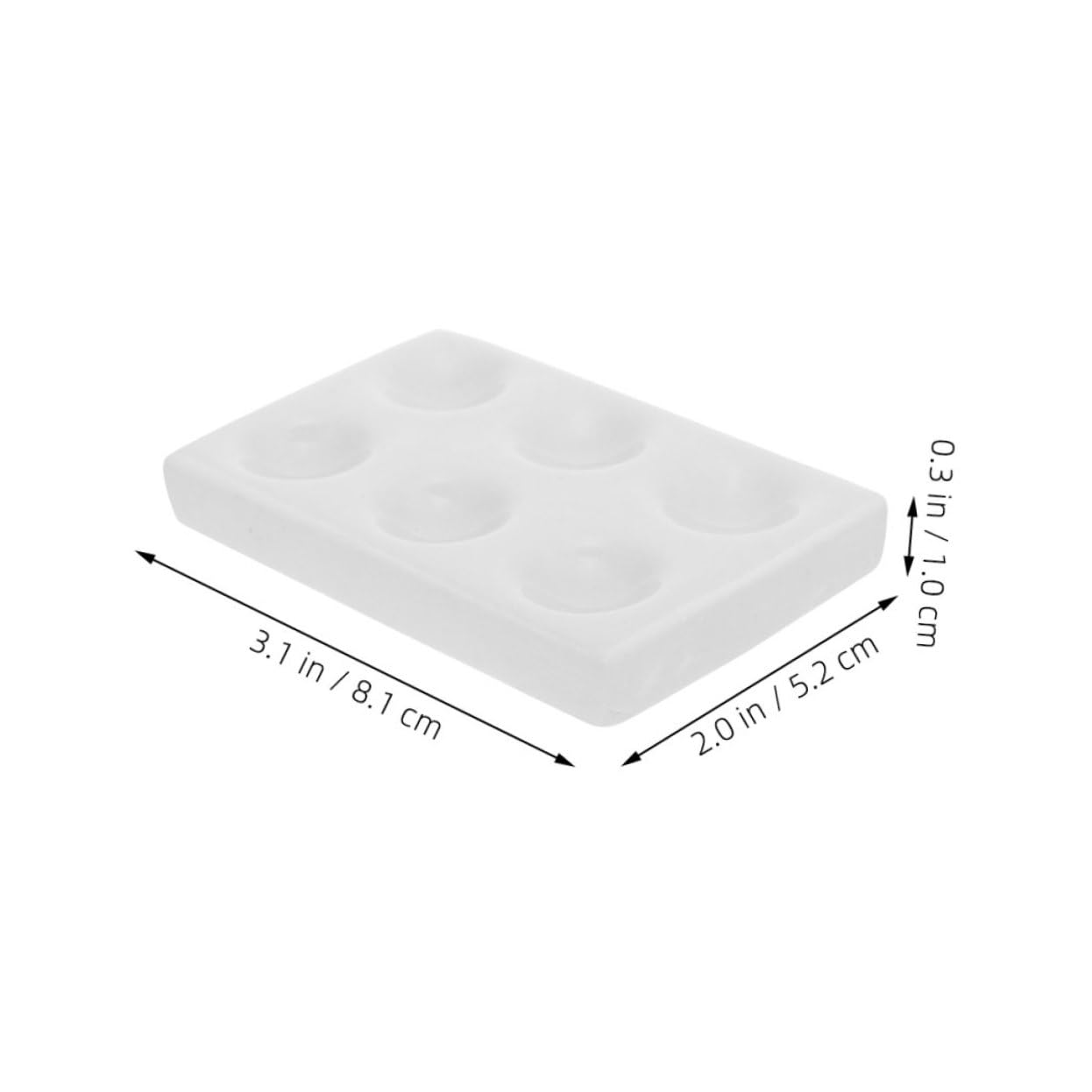 SOLUSTRE 10stücke Keramische Reaktionsplatten Porzellan Tropfplatten Mit Vertiefungen Für Chemische Experimente Und Analysen Für Wissenschaftliche Anwendungen Und Laborbedarf