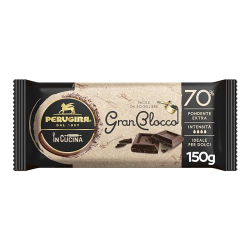 PERUGINA Granblocco 70% Cioccolato Fondente Extra con 70% di Cacao 150 g
