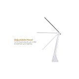 Bostitch Office KT-VLED1810-WHITE Powered Rechargeable Battery LED Desk Lamp, 3 Color Temperatures, Flip Open, White – view 4