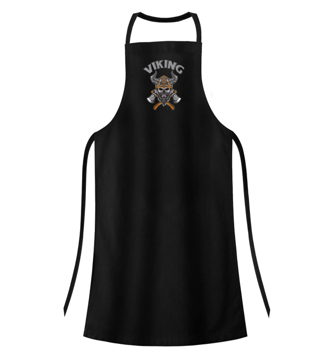 Generisch Viking - Grembiule da barbecue di alta qualità Nero Taglia unica