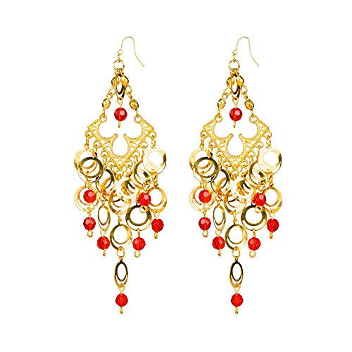 Boland 64491 de Luxe – Pendientes Gypsy disfraz, talla única , color/modelo surtido