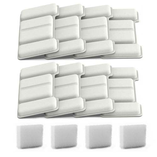 Filtro para fuente de agua para gatos, con 4 filtros de repuesto para neutralizar los olores, filtro de fuente para mascotas | para fuente de agua para mascotas en casa e interior para el