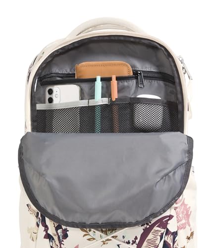 Image of The North Face Women's Every Day Jester Laptop Backpack, White Dune Leaf Toss Print, One Size