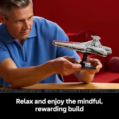 Image of LEGO Star Wars Venator-Class Attack Cruiser Building Set for Adults, Men & Women, Ages 18+ - Movie Collectible & Room Decor for Office, Bedroom, or Book Shelf - Gift Idea for Birthdays - 75441