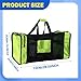 kowaku Mesh Dive Bag, Scuba Gear Bag, Lightweight Large Capacity for Men Women, Beach Tote for Kayak Diving Scuba, Green