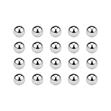 Precision Balls 2.5mm Solid Chrome Steel G10 for Ball Bearing Keychain Wheel 20pcs