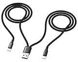 Multi USB C Cable 4FT, 2 in 1 Multiple Type C Charging, 3A Dual Splitter USB C Charger, Nylon Cord, USB A to Double USB C Port, Compatible with iPhone 15, iPad Pro/Air, Samsung S23, Google, Android