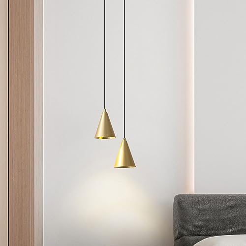 Finition peu profonde pour cette lumière pendante noire LED - 7