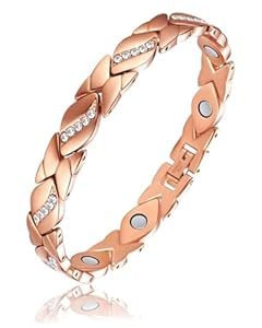 JUKOTA Magnetarmband Damen Roségold Kristall JUK2506QXD014