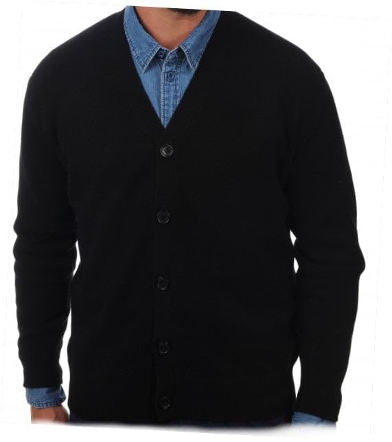 Chaqueta de punto de cachemira para hombre Balldiri fin al frío invernal con punto de 4 capas