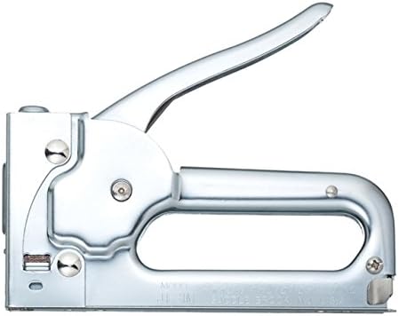 Arrow Fastener JT21CM Chrome Finish Staple Gun Tacker, side view