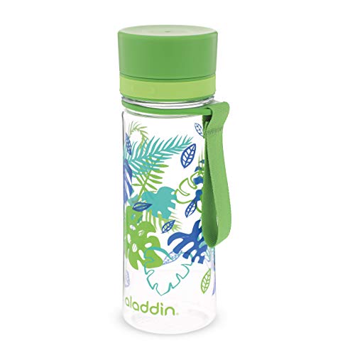 Kunststoff-Trinkflasche Aladdin Aveo Trinkflasche 0.35L Green Leaf