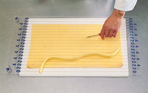 Martellato GD2/4 Special Stipes Cut Grill, 2/4 cm, Plastic, Transparent