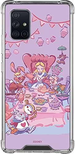Skinit Clear Phone Case Compatible with Galaxy A71 5G - Officially Licensed Disney Alice in Wonderland (Animated) Mad Tea Party Design