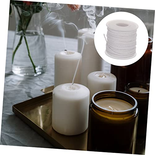 Rollo de mechas trenzadas de algodón para velas miniatura 4