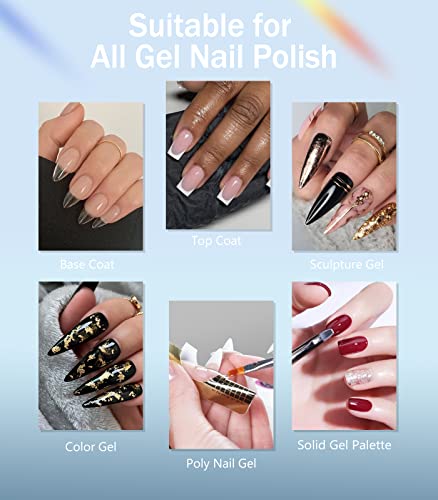 Uv Light For Nails Easkep 120W - Uv Nail Lamp Gel Nail Polish Nail Dryer Uv Led Nail Lamp Uv Lamp Curing Lamp Faster Professional Portable Handle Nail Machine For Home And Salon #TOP4