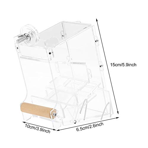 Mangiatoia per gabbie per uccelli, Acrilico