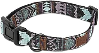 Embark Urban Dog Collar - Fun, Vibrant, Cute, Strong and Durable Dog Collars for Small, Medium and Large Dogs (AZTEC, Medium)
