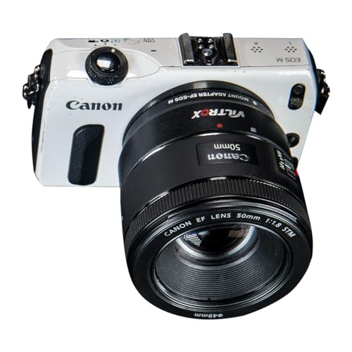 Adaptador de montura VILTROX EF-EOS M con enfoque automático, compatible con lentes Canon EF/EF-S y cámaras sin espejo Canon EOS M (montura EF-M) miniatura 2