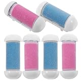 HEALLILY Replacement Roller Heads 6-Pack for Foot Care Tool Electric Pedicure Grinding Device Callus Remover Accessories for Dead Skin Removal Exfoliator