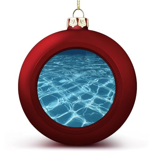 Sapin de Noël et piscine : boules décoratives étanches à flottaison stable - 2