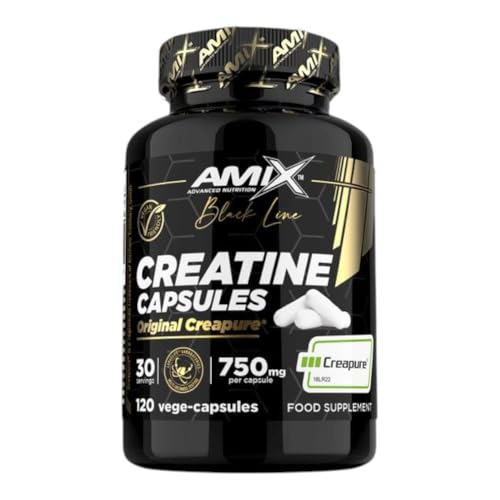 Amix™ Creatine Creapure® Capsules – Creatina monohidrato Creapure® en cápsulas vegetales, 120 caps