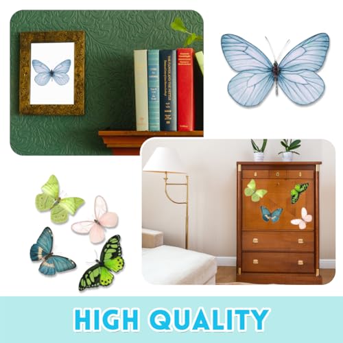Calcomanías de transferencia de mariposa impermeables para renovar muebles gastados sin pintar 4