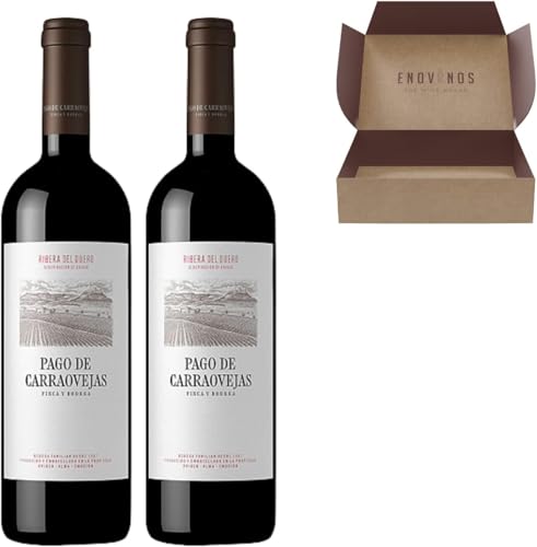 Pack 2 Botellas de Pago de Carraovejas - Botella Vino Tinto 75 cl - Mejor Selección ENOVINOS