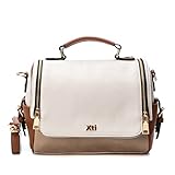 XTI 184058, Bolso de Hombro para Mujer, Beige, One Size