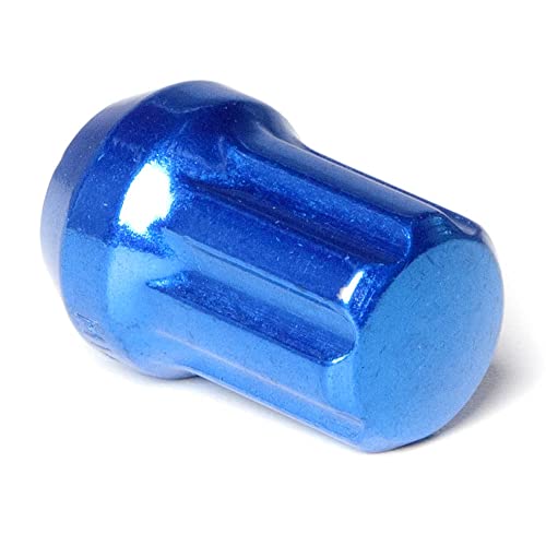 Image of Circuit Performance Spline Drive Tuner Acorn Lug Nuts Blue 14x1.5 Forged Steel (20pc + Tool) Compatible with Dodge Challenger Charger