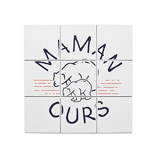 Carreaux Céramique Décoratif Maman Ours d'Exception 45cm