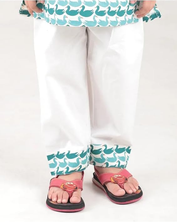 Image of POLKA TOTS 100% Cotton Traditional Nightwear Kurta Pyjama Set | Unisex Night Dress for Kids Girls & Boys | Summer Night Suits for Kids | Ethnic Indian Nightsuit | Cotton Night Suit Combo Set for Baby