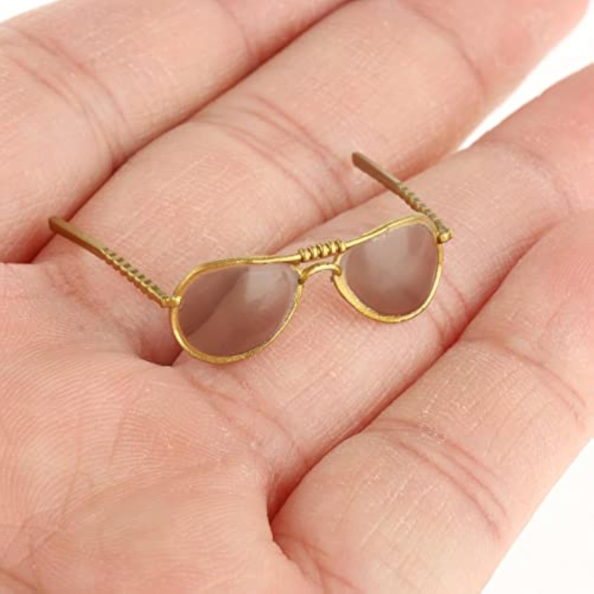 1/6 Scale Fashion Round Sunglasses for Action Figures