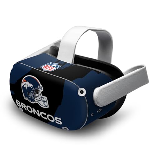 Sticker vinyle NFL Denver Broncos évite rayures Meta Quest 2