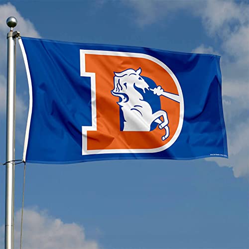 Denver Broncos Throwback Flag And Banner #TOP2